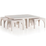 Amara Coffee Table w/Nesting Arch-Furniture - Accent Tables-High Fashion Home