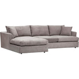 Andre Sectional, Graceland Slate - Modern Furniture - Sectionals - High Fashion Home