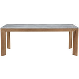 Angle Marble Top Dining Table, Grey