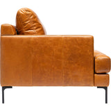 Ansel Leather Sofa, Oil Buffalo Camel