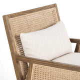 Antonia Cane Chair, Toasted Nettlewood-Furniture - Chairs-High Fashion Home