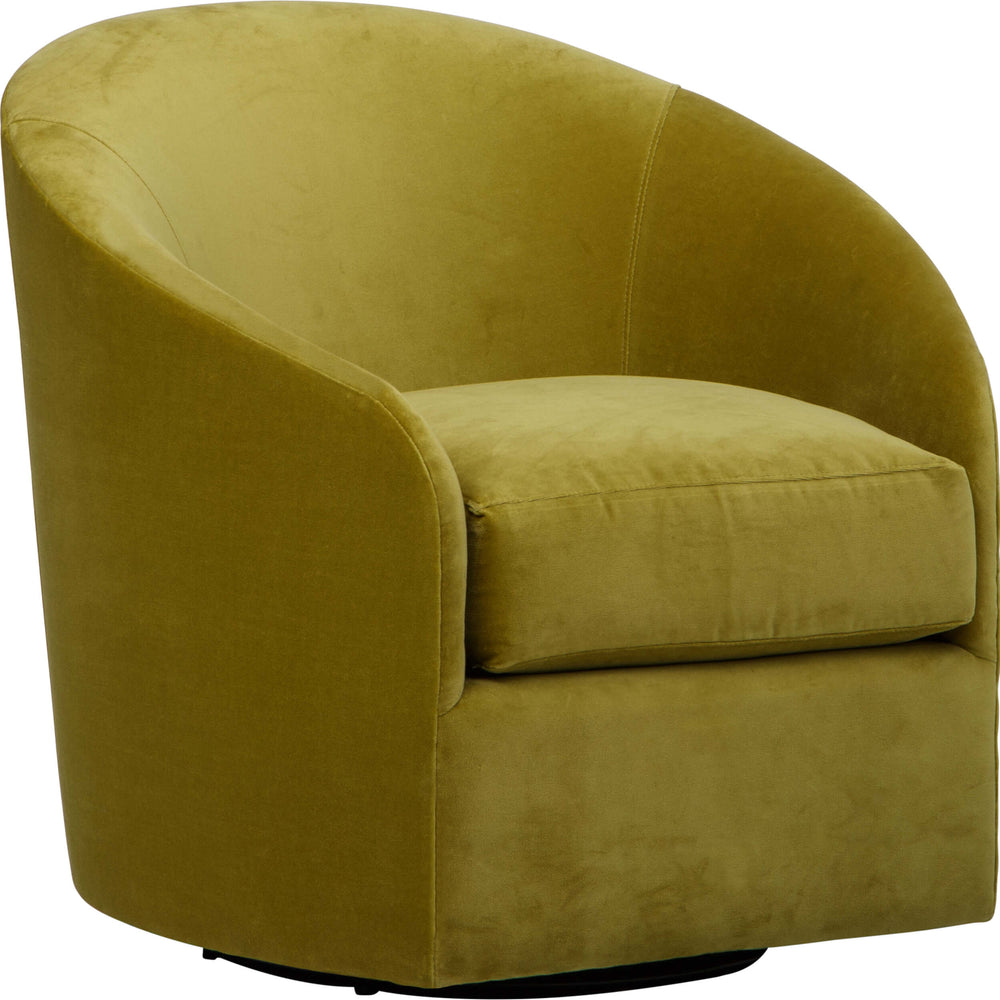 Arlo Swivel Chair, Vance Wasabi