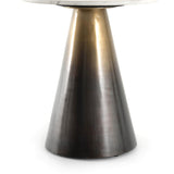 Armon End Table, Ombre Antique Brass-Furniture - Accent Tables-High Fashion Home