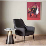 Armon End Table, Ombre Antique Brass-Furniture - Accent Tables-High Fashion Home