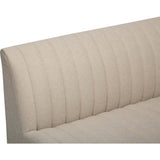 Augustine Banquette, Capri Oatmeal-High Fashion Home