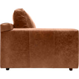 Axel Leather Sofa, Laguna Cognac-Furniture - Sofas-High Fashion Home