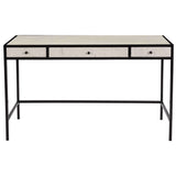 Tisbury Desk, Gunmetal-Furniture - Office-High Fashion Home