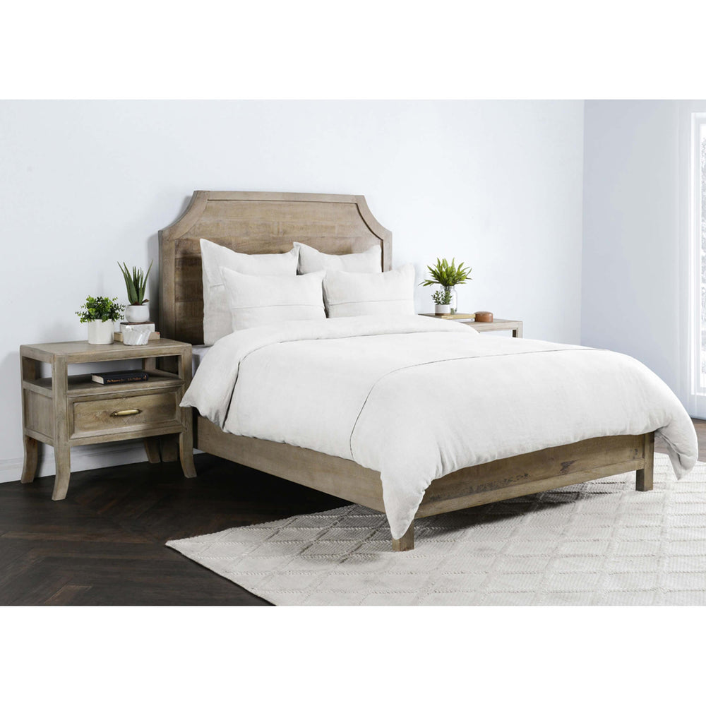 Beaumont Linen Duvet Set, Cloud-Furniture - Bedroom-High Fashion Home