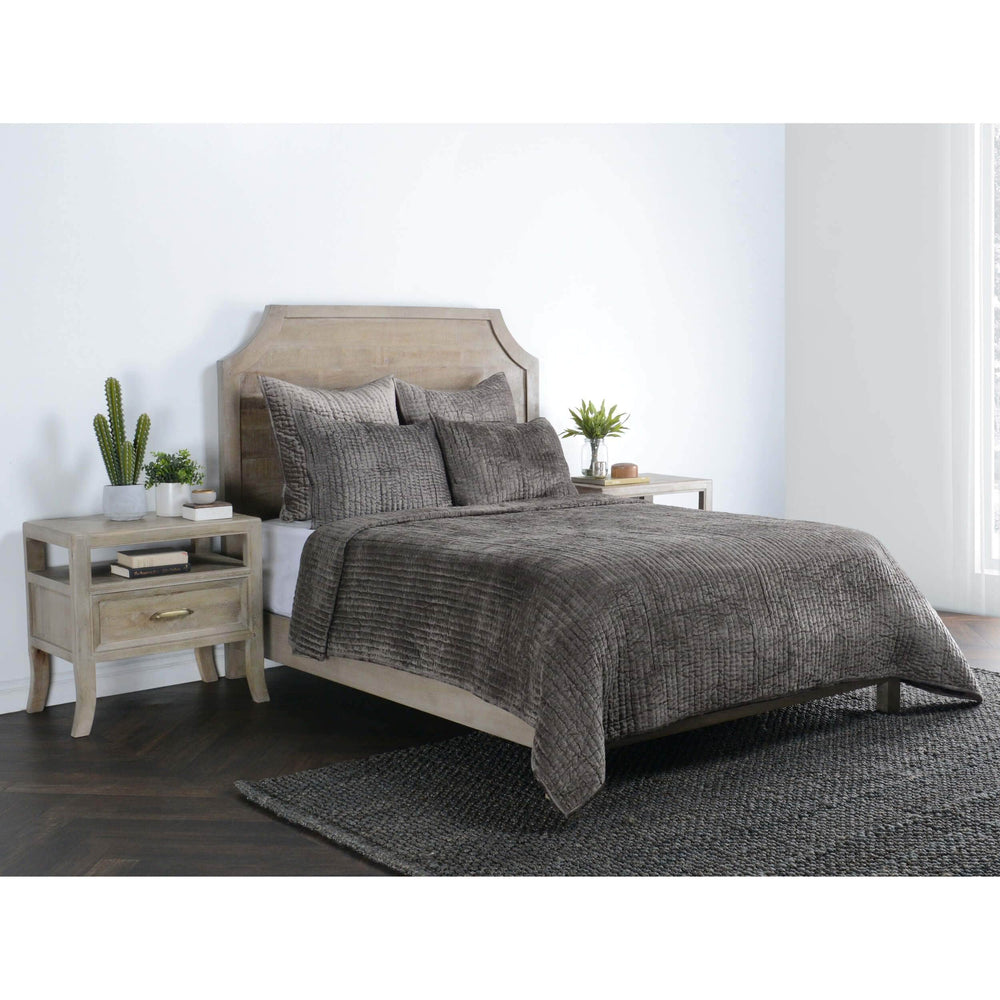 Bari Velvet Quilt, Desert - Accessories - High Fashion Home