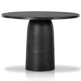 Basil 42" Outdoor Dining Table, Aged Grey