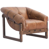 Bellos Leather Chair, Open Road Brown