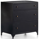 Belmont Storage Nightstand, Large, Black-Furniture - Bedroom-High Fashion Home