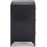 Belmont Storage Nightstand, Large, Black-Furniture - Bedroom-High Fashion Home