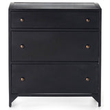 Belmont Storage Nightstand, Large, Black-Furniture - Bedroom-High Fashion Home