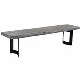 Bent Bench, Light Grey