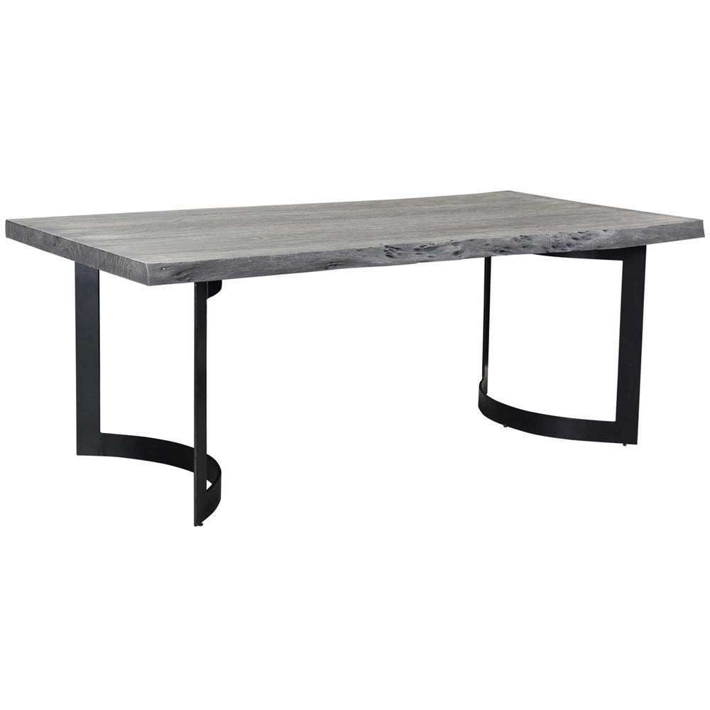 Bent Dining Table, Light Grey