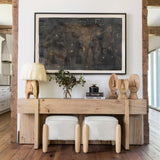 Bingham Console Table, Rustic Oak