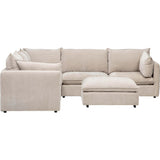 Blaise Sectional, Vickie Sand-Furniture - Sofas-High Fashion Home