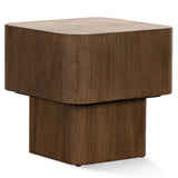 Blanco End Table, Warm Umber Burl