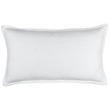 Bloom Double Flange Sham, White-Accessories-High Fashion Home