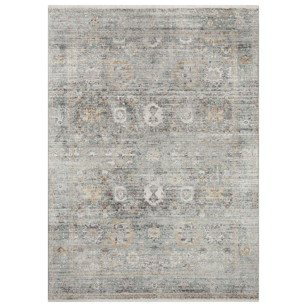 Bonney BNY-06, Teal/Gold-Rugs1-High Fashion Home