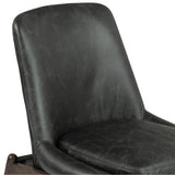 Braden Leather Dining Chair, Durango Smoke, Set of 2