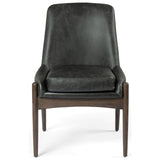 Braden Leather Side Chair, Durango Smoke