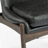 Braden Leather Side Chair, Durango Smoke