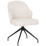 Bretta Swivel Dining Chair, Moto Stucco-Furniture - Dining-High Fashion Home