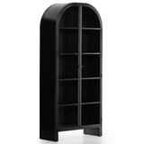 Breya Cabinet, Black-Furniture - Storage-High Fashion Home