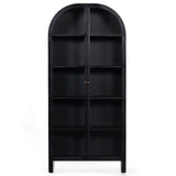 Breya Cabinet, Black-Furniture - Storage-High Fashion Home