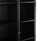 Breya Cabinet, Black-Furniture - Storage-High Fashion Home