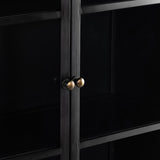 Breya Cabinet, Black-Furniture - Storage-High Fashion Home