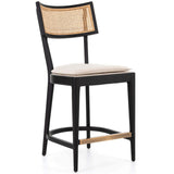 Britt Counter Stool, Brushed Ebony-Furniture - Dining-High Fashion Home