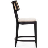 Britt Counter Stool, Brushed Ebony-Furniture - Dining-High Fashion Home