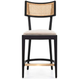 Britt Counter Stool, Brushed Ebony-Furniture - Dining-High Fashion Home