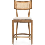 Britt Counter Stool, Toasted Nettlewood-Furniture - Dining-High Fashion Home