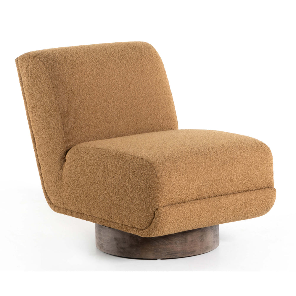 Bronwyn Swivel Chair, Copenhagen Amber-Furniture - Chairs-High Fashion Home