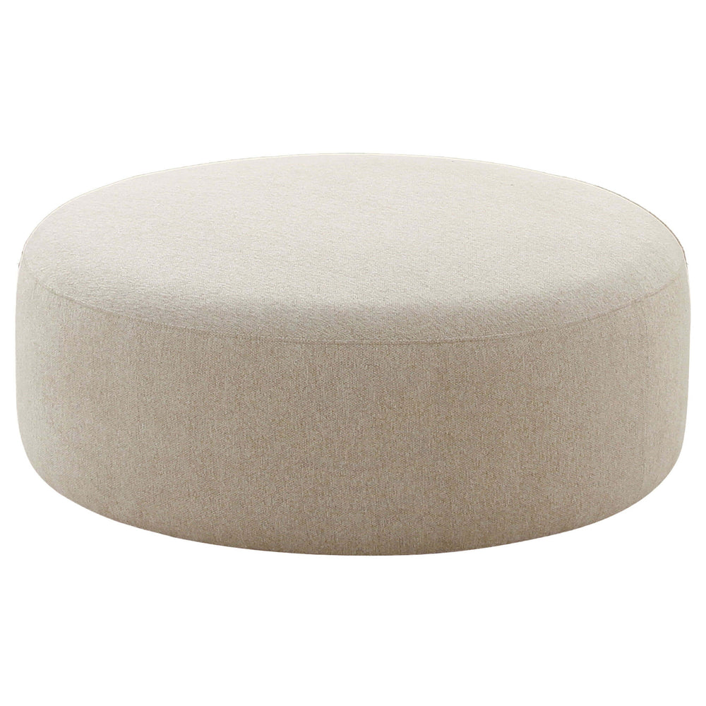 Broohah Ottoman, Beige-Furniture - Chairs-High Fashion Home