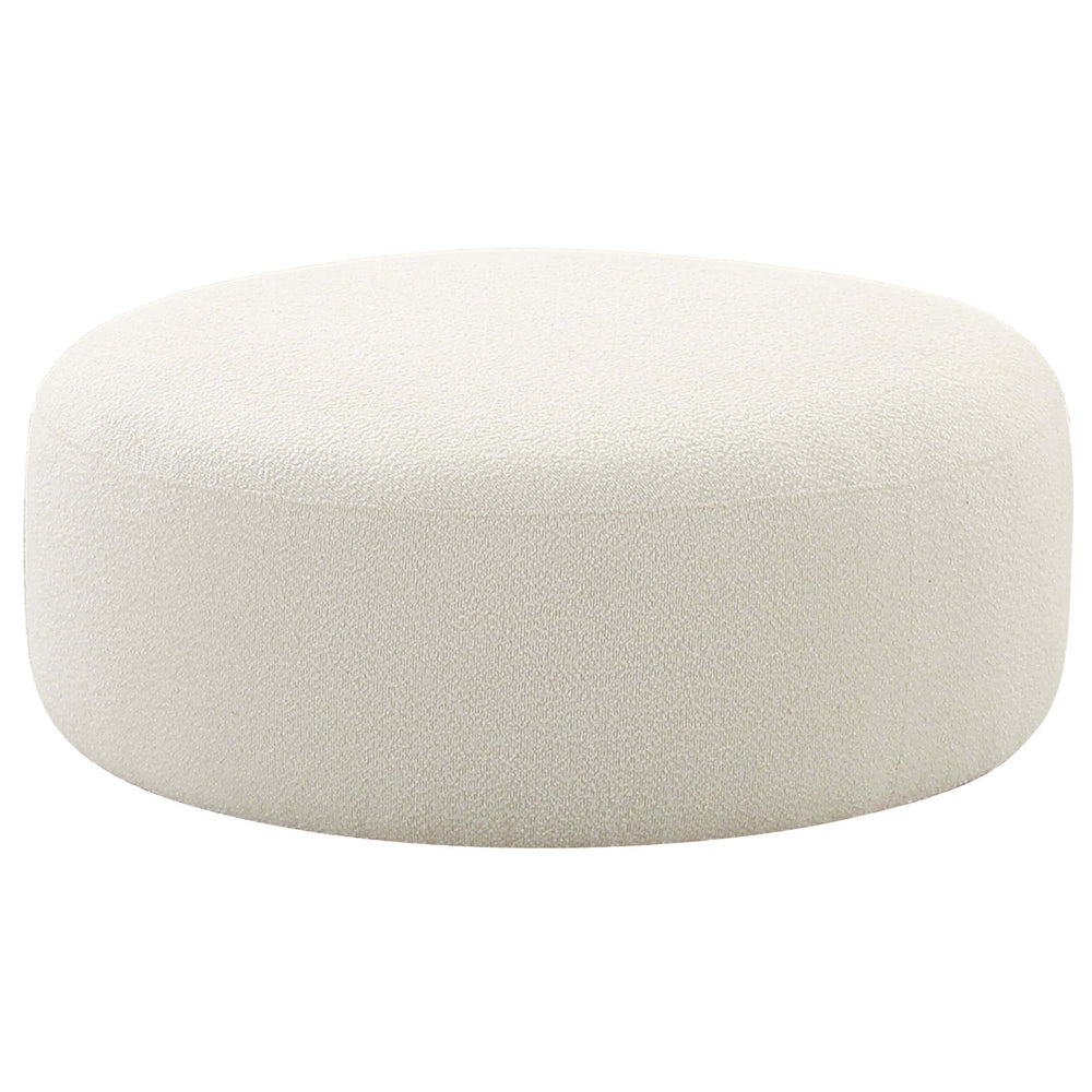 Broohah Ottoman, Cream-Furniture - Chairs-High Fashion Home