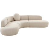 Broohah Sectional, Beige-Furniture - Sofas-High Fashion Home