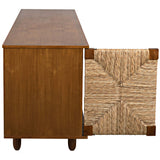 Brook 4 Door Sideboard, Teak-Furniture - Storage-High Fashion Home