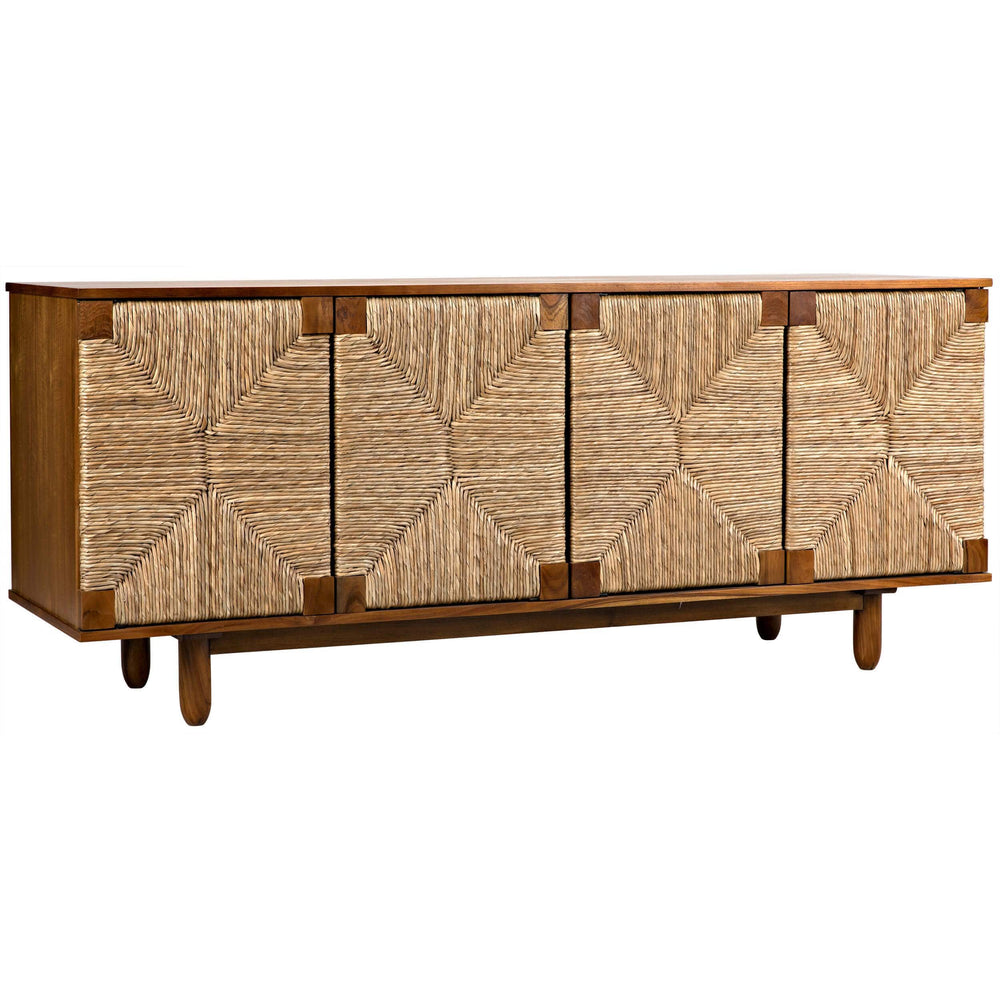 Brook 4 Door Sideboard, Teak-Furniture - Storage-High Fashion Home