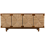 Brook 4 Door Sideboard, Teak-Furniture - Storage-High Fashion Home