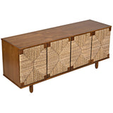 Brook 4 Door Sideboard, Teak-Furniture - Storage-High Fashion Home