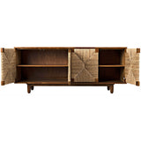 Brook 4 Door Sideboard, Teak-Furniture - Storage-High Fashion Home