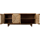 Brook 4 Door Sideboard, Teak-Furniture - Storage-High Fashion Home