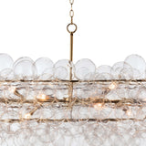 Bubbles Linear Chandelier, Gold