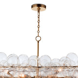 Bubbles Linear Chandelier, Gold