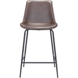 Byron Counter Chair, Brown-Furniture - Dining-High Fashion Home